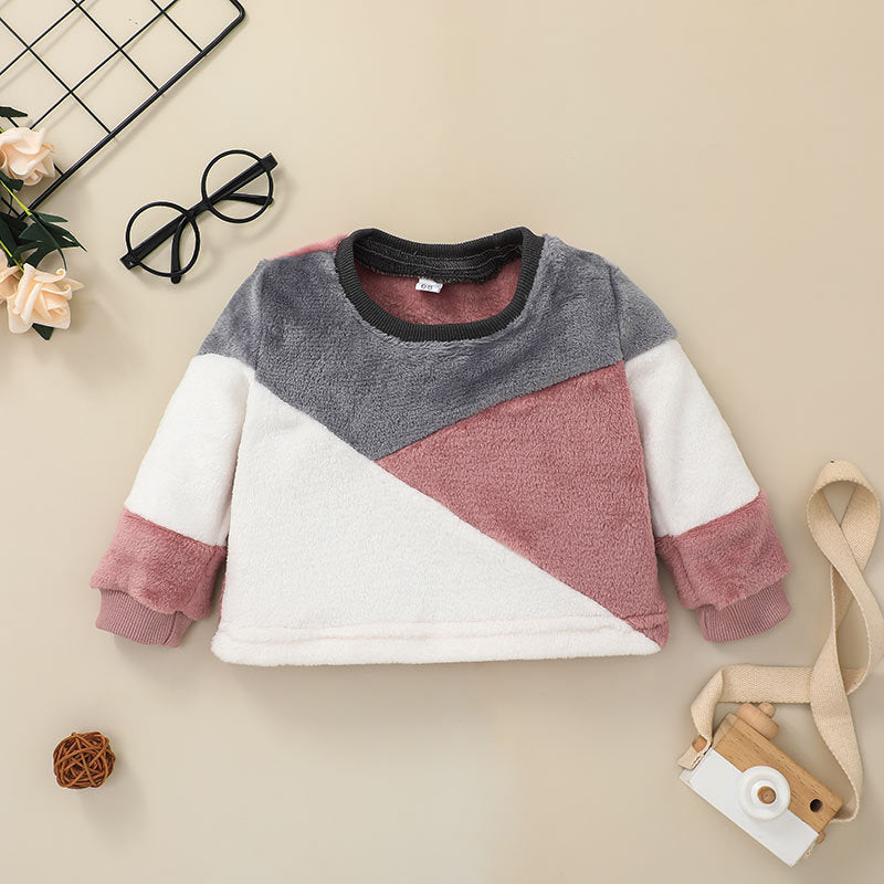 Baby Casual Baby Sweater Suit Clothing Pullover Two-piece Suit