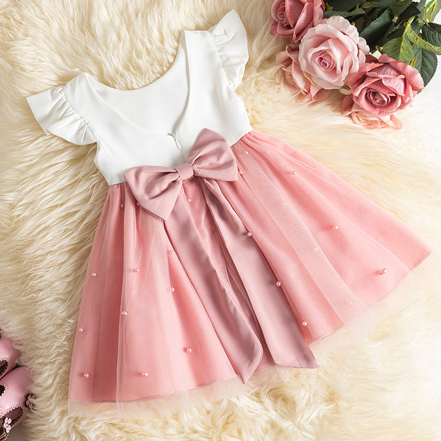 Toddler Baby Girls Lace Dresses Flower